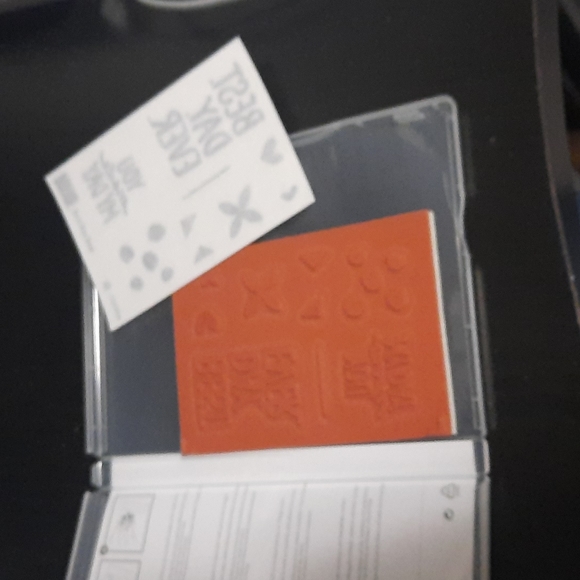 Best Day Ever clear mount rubber Stampin Up set - Picture 2 of 2